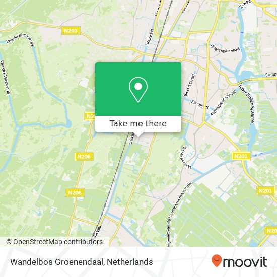 Wandelbos Groenendaal Karte