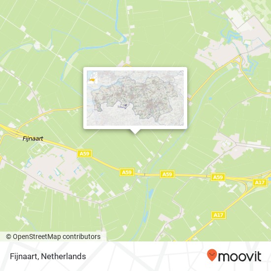 Fijnaart map