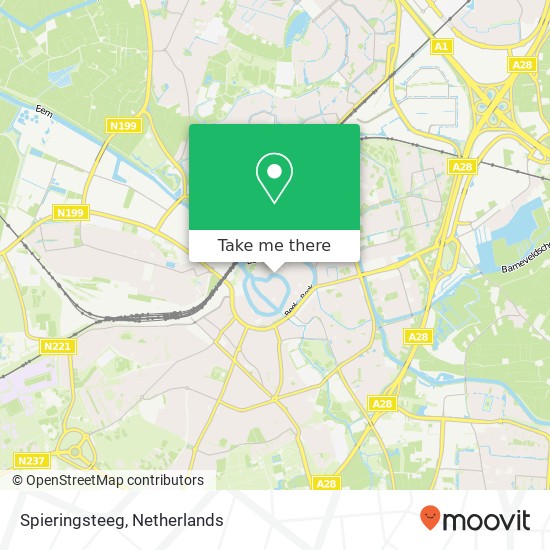 Spieringsteeg map