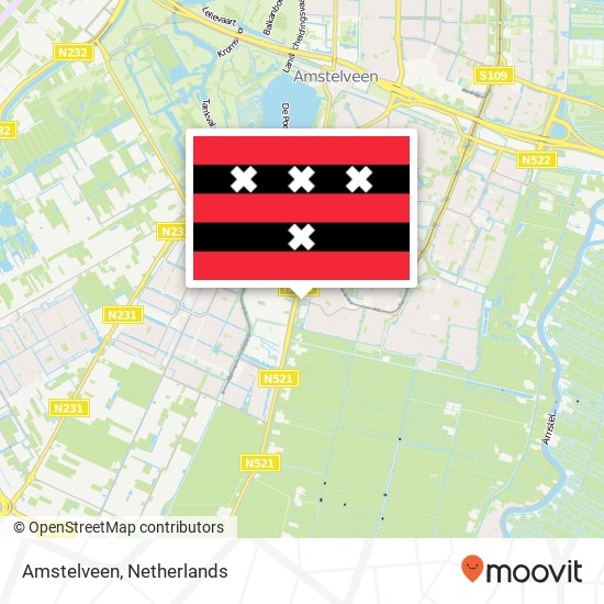 Amstelveen map