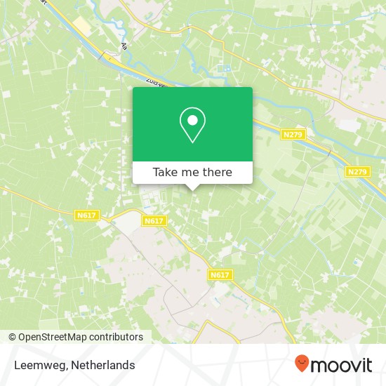 Leemweg map