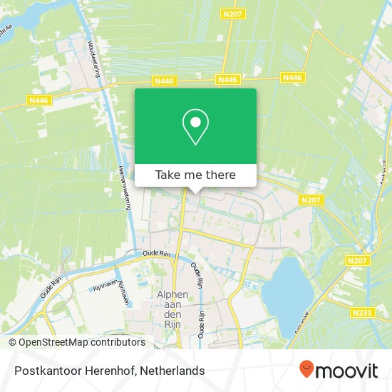 Postkantoor Herenhof map