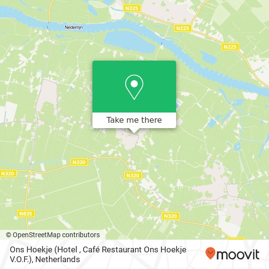 Ons Hoekje (Hotel , Café Restaurant Ons Hoekje V.O.F.) Karte