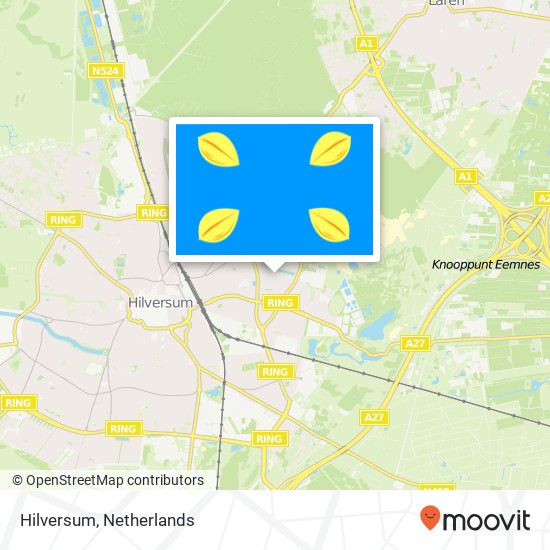 Hilversum map