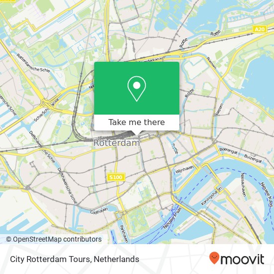 City Rotterdam Tours map