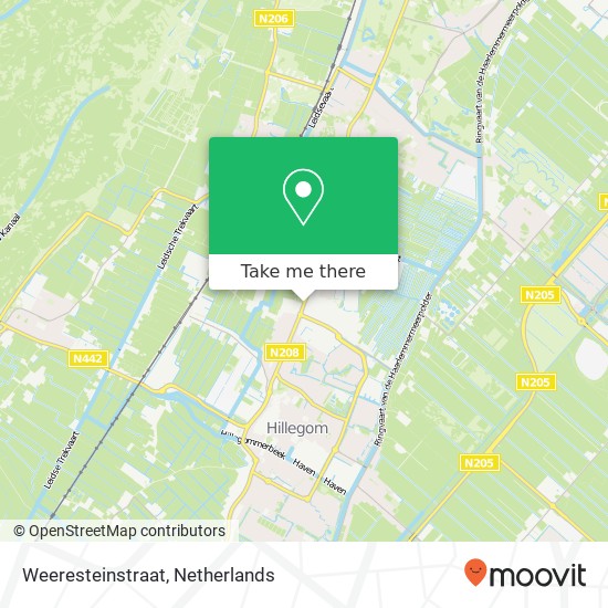 Weeresteinstraat map