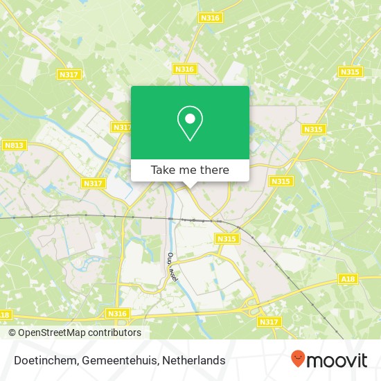 Doetinchem, Gemeentehuis map