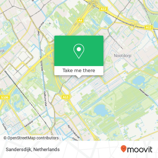 Sandersdijk map
