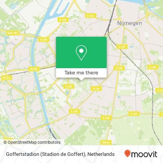 Goffertstadion (Stadion de Goffert) map