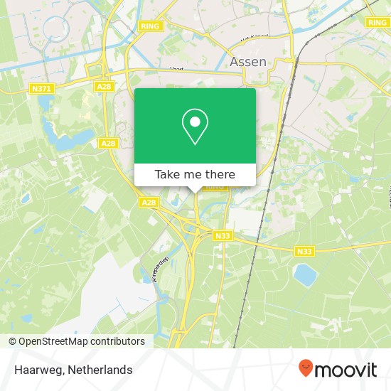 Haarweg map