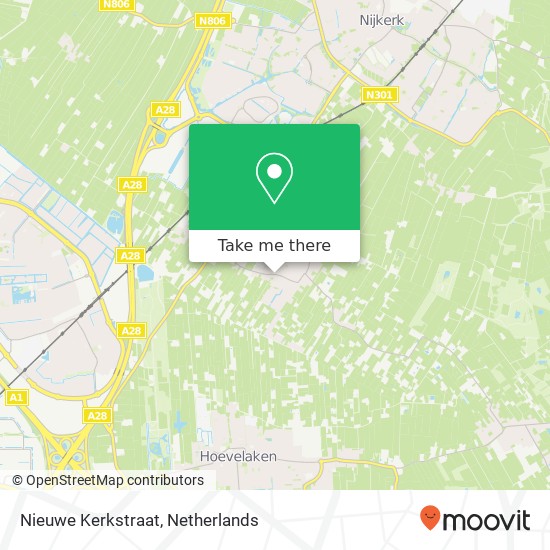 Nieuwe Kerkstraat map