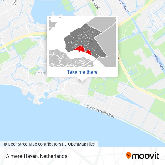 Almere-Haven map