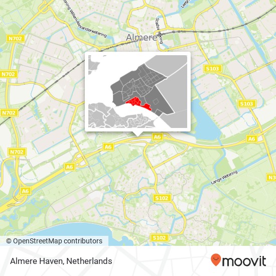 Almere Haven map