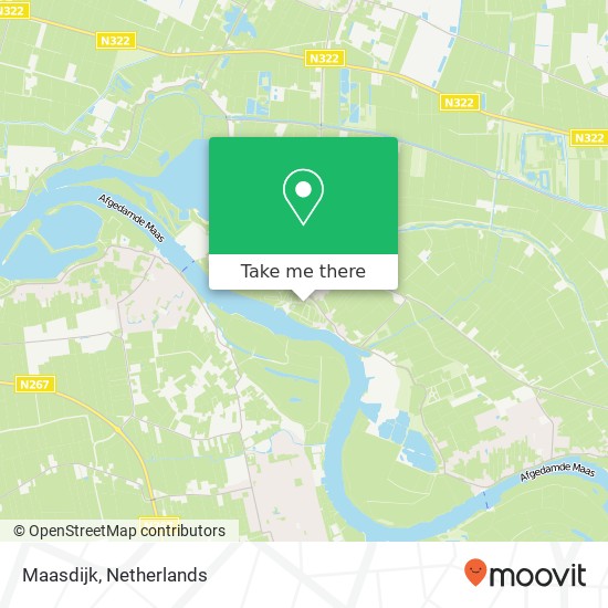 Maasdijk map