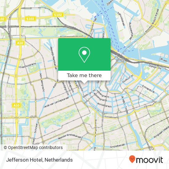 Jefferson Hotel map