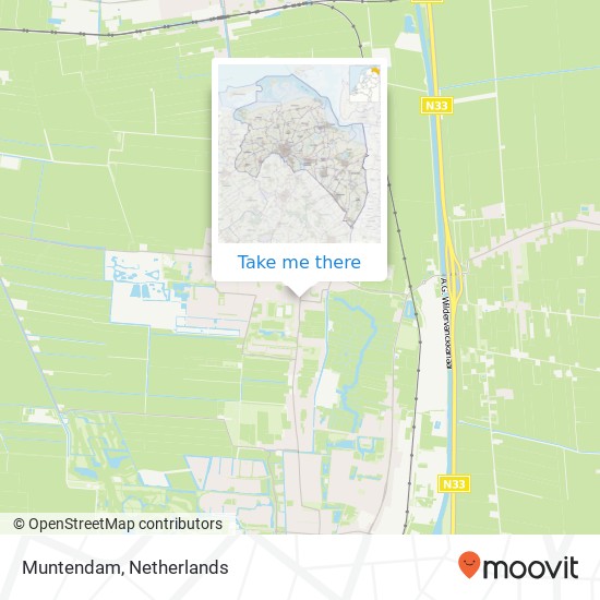 Muntendam map