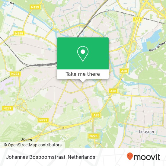 Johannes Bosboomstraat map