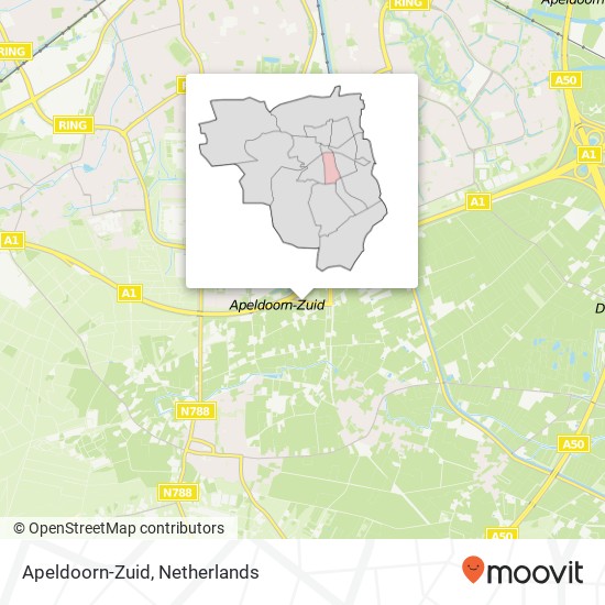 Apeldoorn-Zuid map