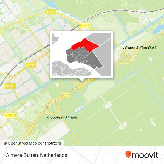 Almere-Buiten map