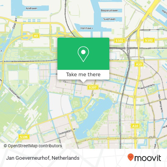 Jan Goeverneurhof map