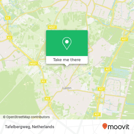 Tafelbergweg map