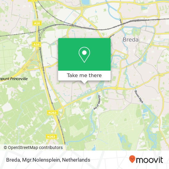 Breda, Mgr.Nolensplein Karte