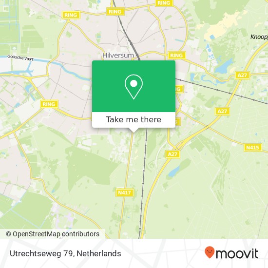 Utrechtseweg 79 map