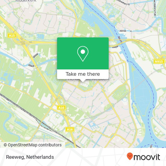 Reeweg map