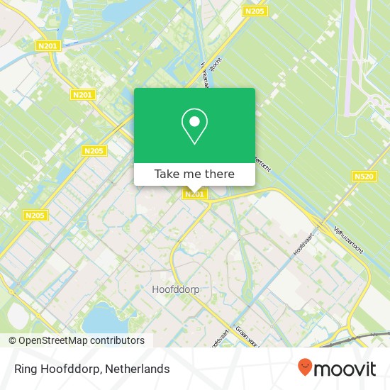 Ring Hoofddorp map