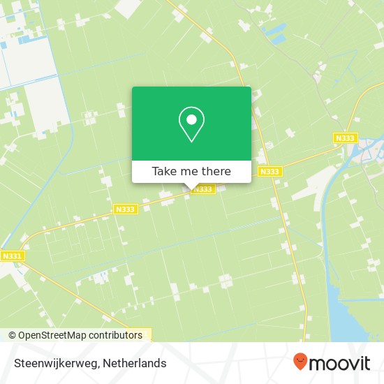 Steenwijkerweg Karte