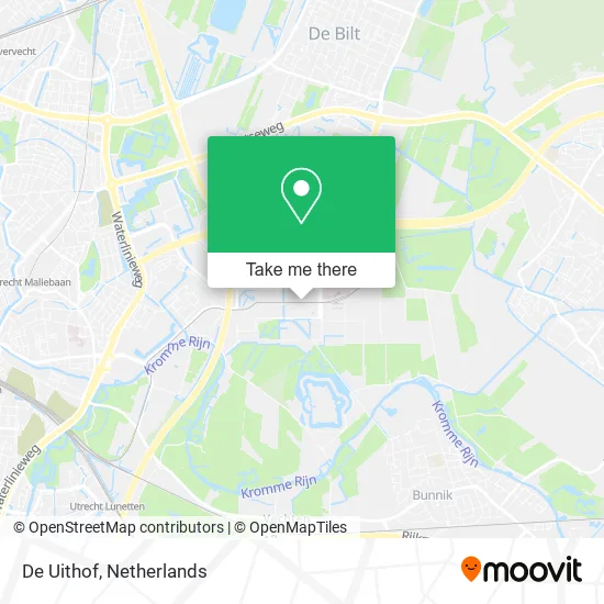 De Uithof map