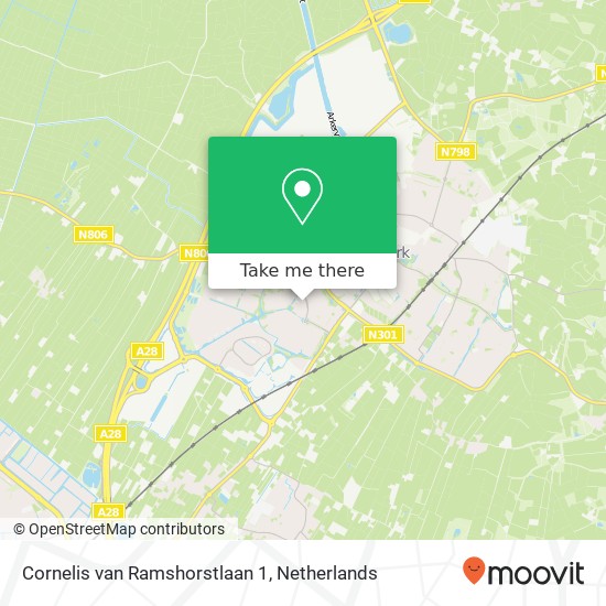 Cornelis van Ramshorstlaan 1 map