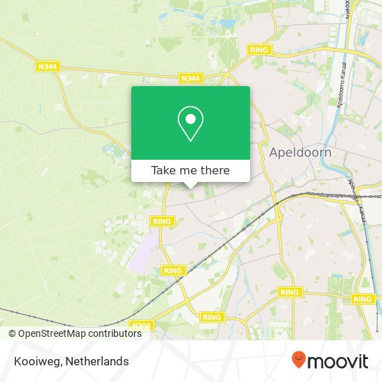 Kooiweg map