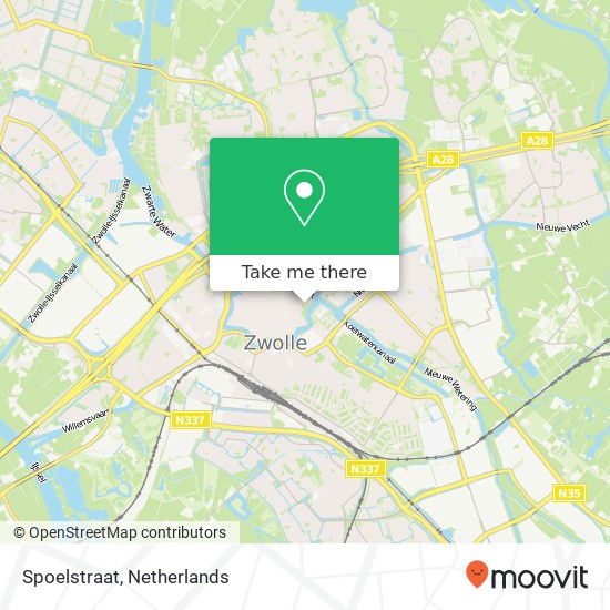 Spoelstraat Karte