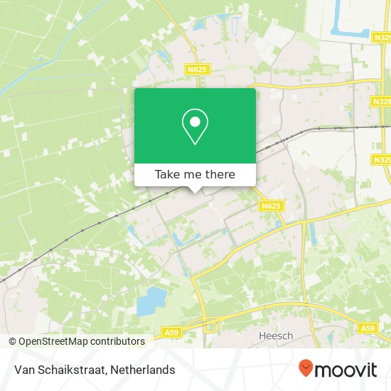 Van Schaikstraat map