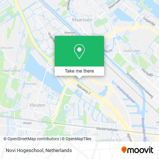 Novi Hogeschool map