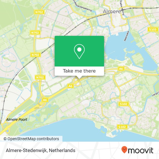 Almere-Stedenwijk Karte