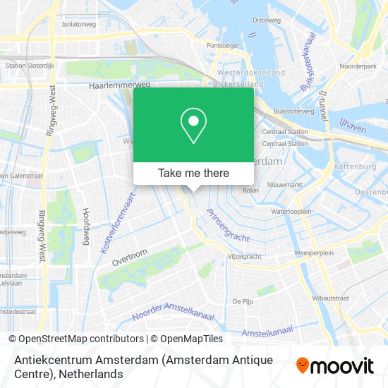 Antiekcentrum Amsterdam (Amsterdam Antique Centre) Karte