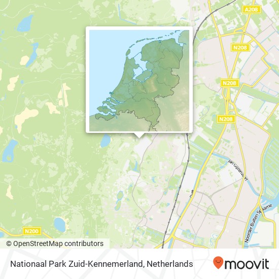 Nationaal Park Zuid-Kennemerland Karte