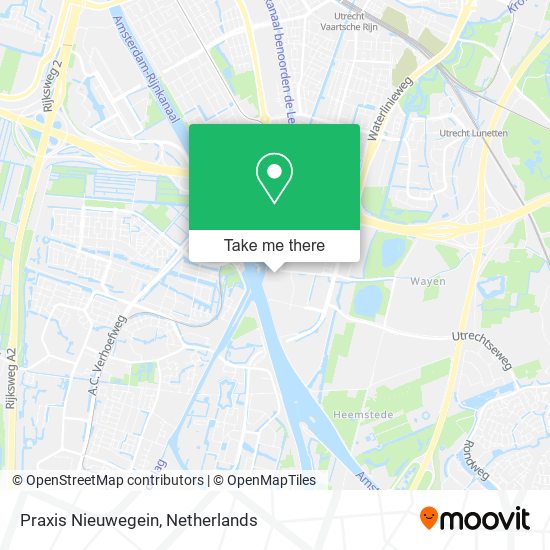 Bedrog Gastheer van Bladeren verzamelen How to get to Praxis Nieuwegein by Bus, Train or Light Rail?