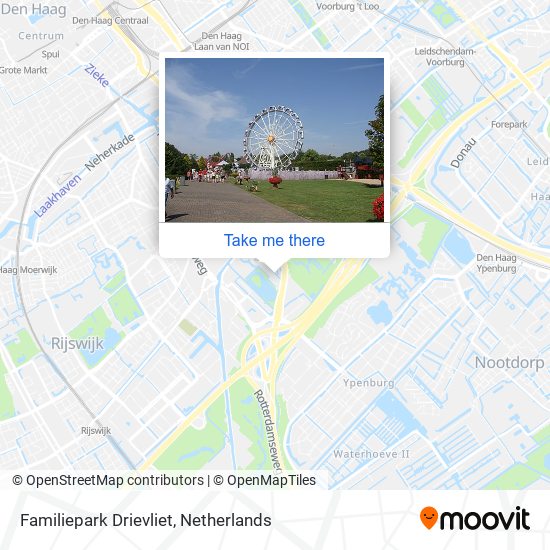 Familiepark Drievliet map