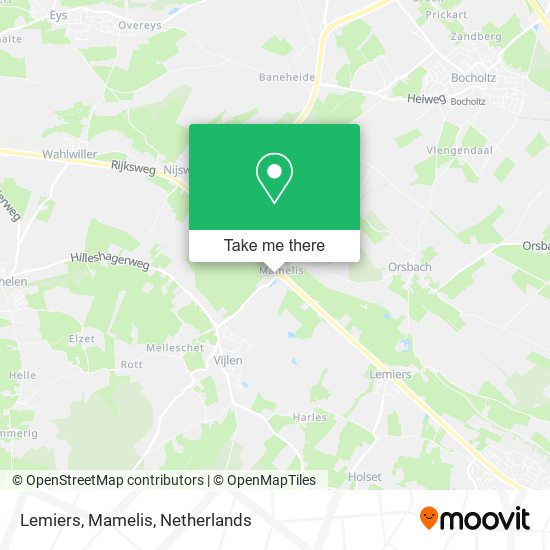 Lemiers, Mamelis map