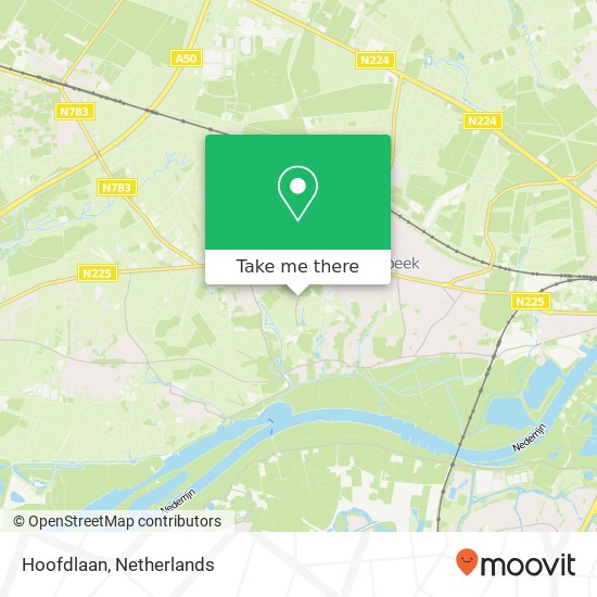 Hoofdlaan map