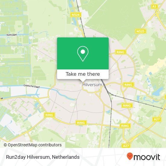 Run2day Hilversum map