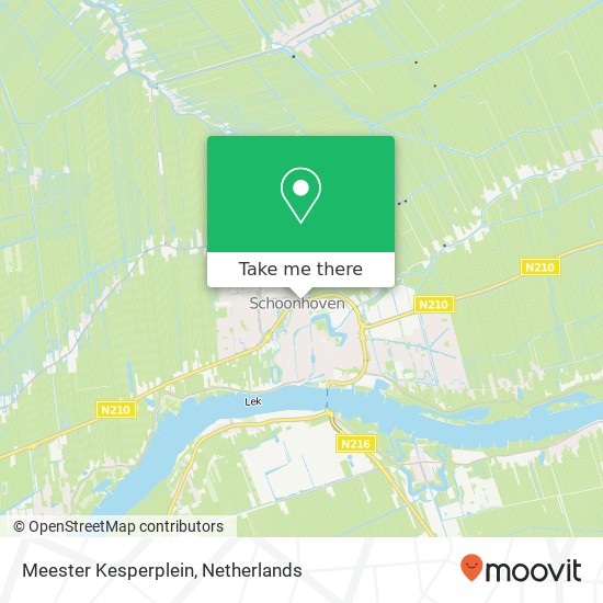 Meester Kesperplein map
