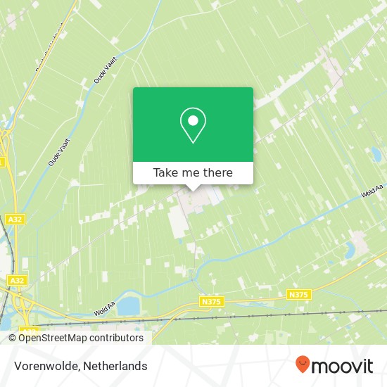 Vorenwolde map