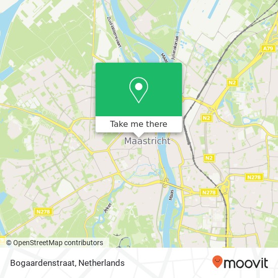 Bogaardenstraat map