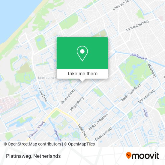 Platinaweg map