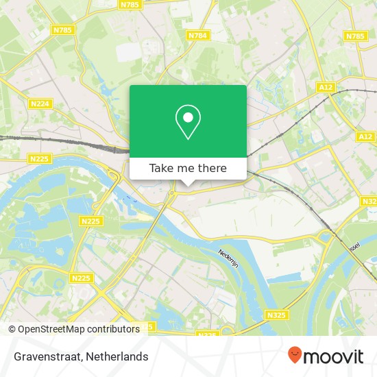 Gravenstraat map