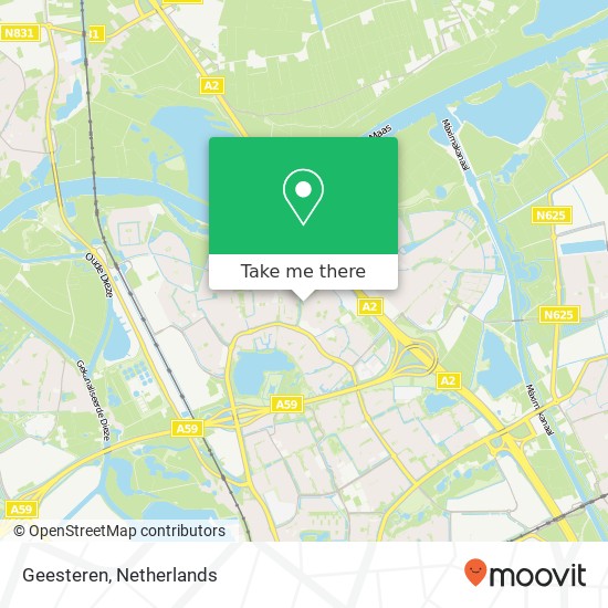 Geesteren map